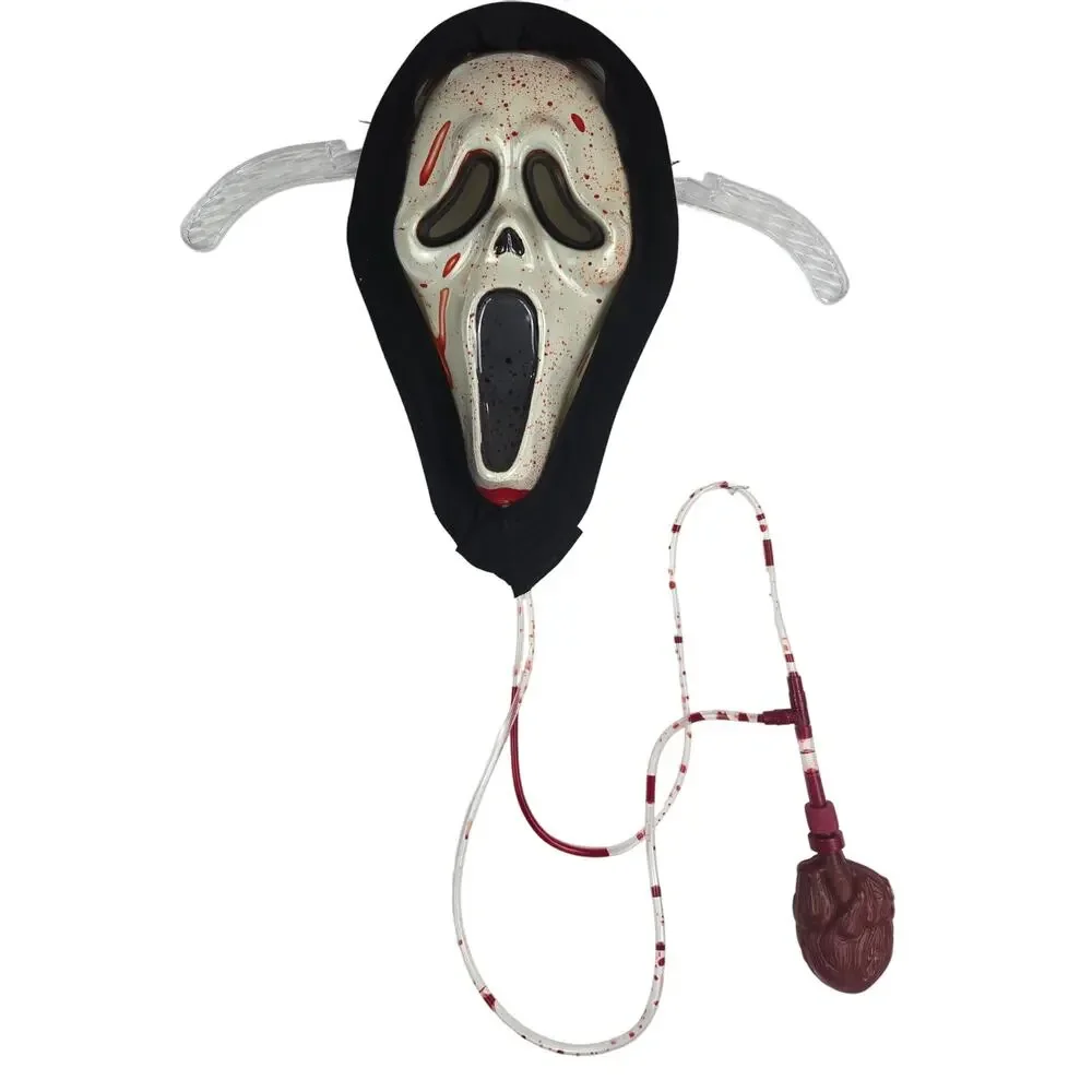 Scream Halloween Bleeding Ghost Mask with blood pump Costume‎ #774